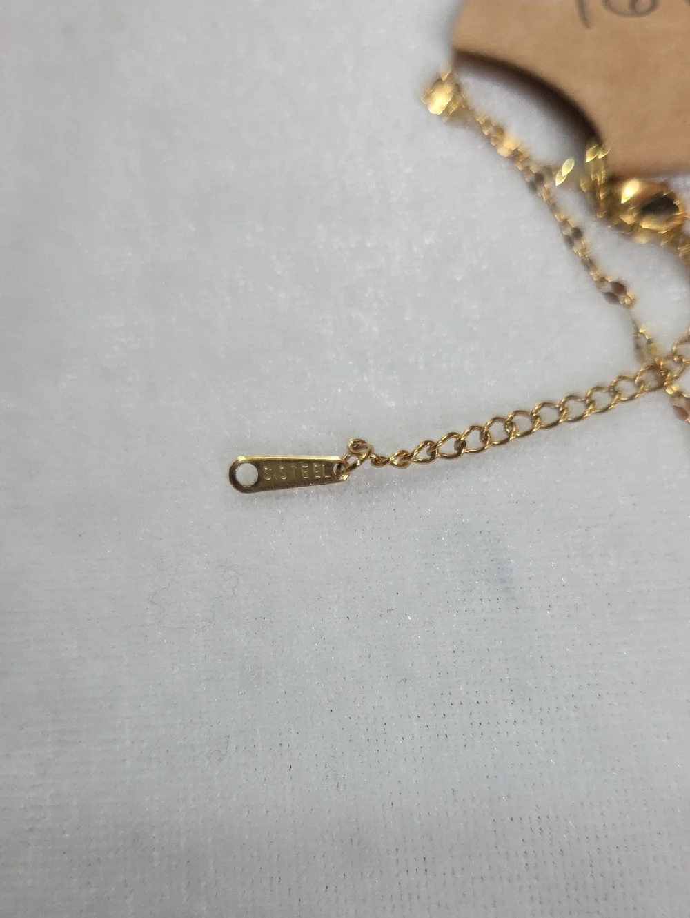 Women's Gold Tone Stainless Steel Moon Celestial Lip Chain Necklace Pendant New